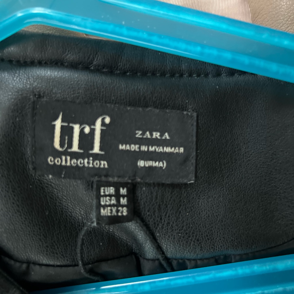 Zar Trf Leather Jacket